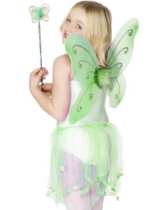 Green Butterfly Fairy Wings