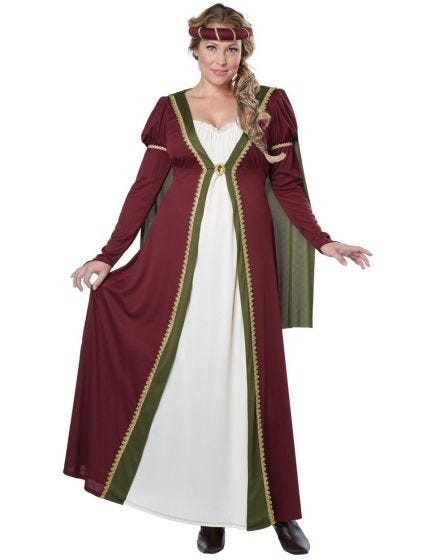 Medieval Maiden Renaissance Womens Costume
