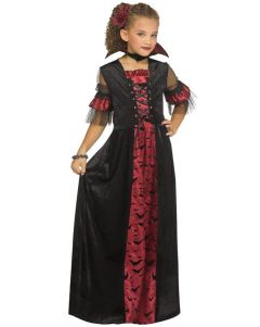 Victorian Vampiress Dress Girls Costume