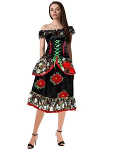 Day Of The Dead Senorita Halloween Womens Costume