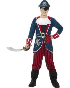 Deluxe Pirate Captain Boys Costume