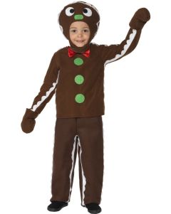 Little Gingerbread Christmas Child Costume