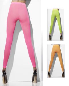 Opaque Neon Footless 80s Tights