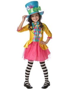 Mad Hatter Girls Costume Outfit