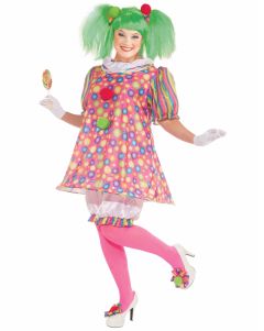 Tickle The Clown Plus Size Womens Costume