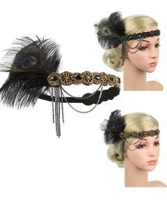 Elegant Beads Gatsby Flapper Headband