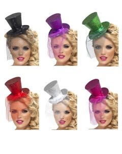 Glitter Mini Top Hat 