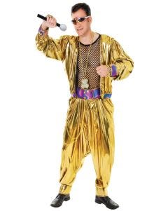 Luxe Gold Hip Hop Men's Costume 