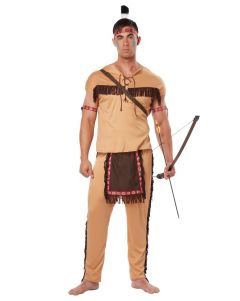 Native American Brave Warrior Mens Costume