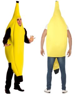 Yellow Banana Funny Fruit Costume