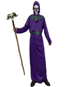 Skeleton Villain Halloween Mens Costume