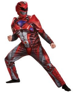 Red Power Rangers Muscle Mens Costume