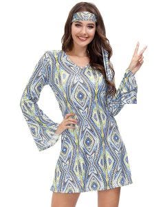 Happy Disco Dress 70s Womens Costume