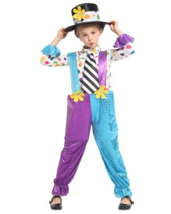 Lovely and Bright Clown Child Costume
