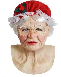 Deluxe Santa Wig and Beard Set