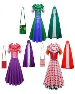 Hocus Pocus Cosplay Dress Girls Costume