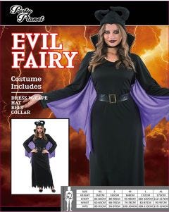 Evil Fairy Dress Womens Costume