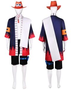 Portgas D Ace Cosplay Mens Costume