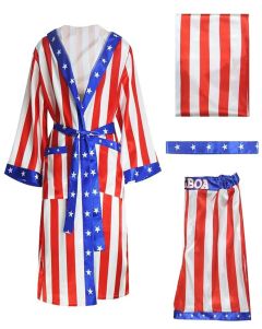 Rocky Balboa Wrestler Robe Mens Costume