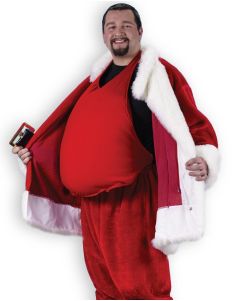 Santa Claus costumes with built-in belly