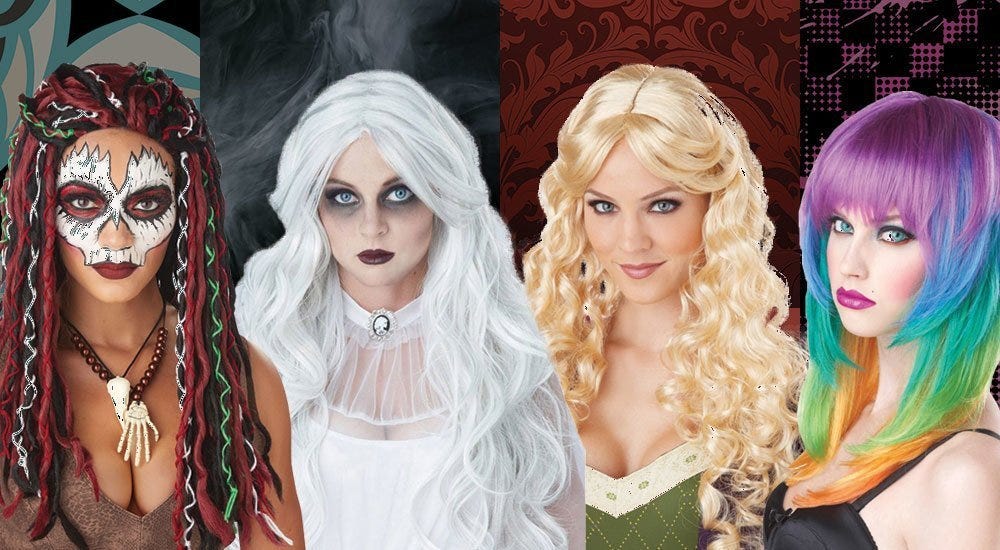 Halloween costumes and wigs outlet
